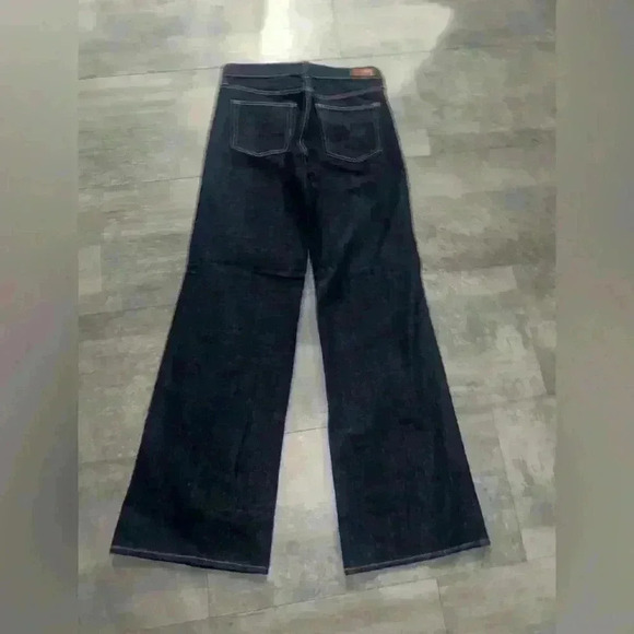 NEW Polo Ralph Lauren Ultra Stretch Wide Leg Jean Dark Indigo Rainbow - Picture 6 of 12